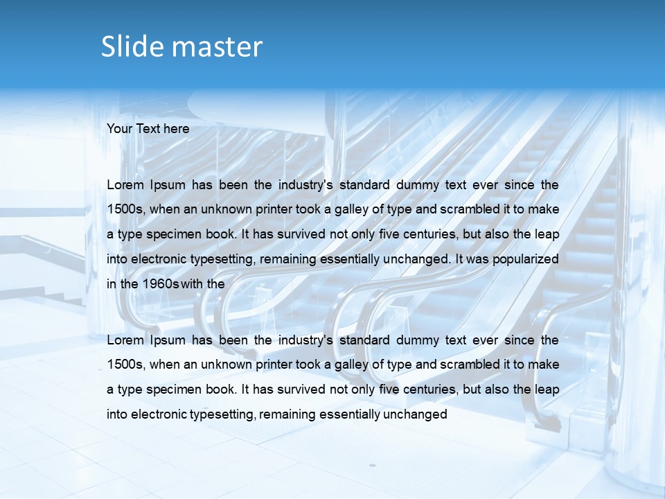 Interior Night Empty PowerPoint Template