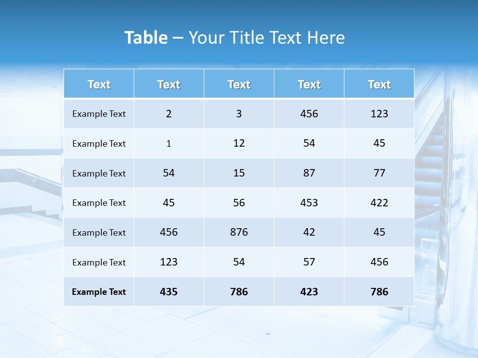 Interior Night Empty PowerPoint Template