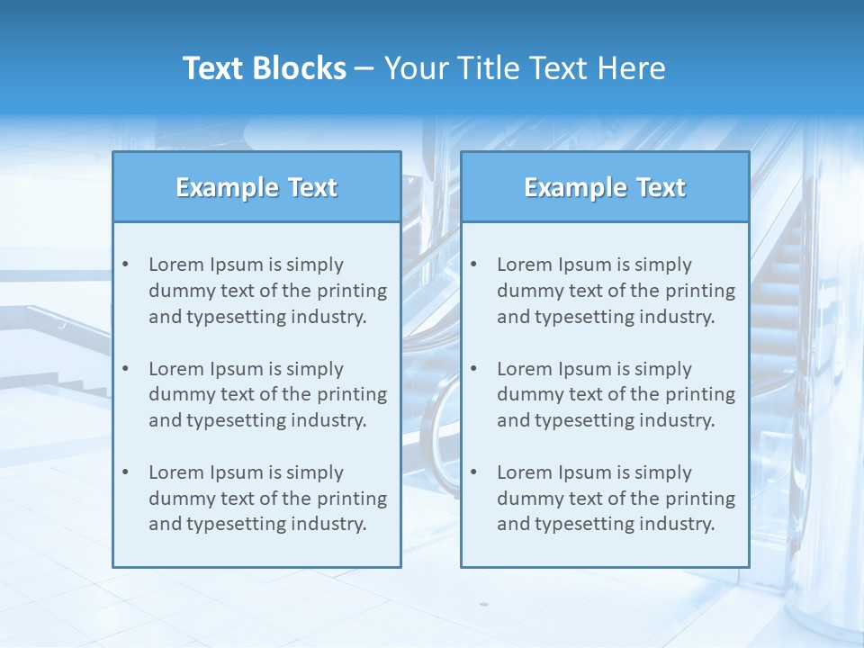 Interior Night Empty PowerPoint Template