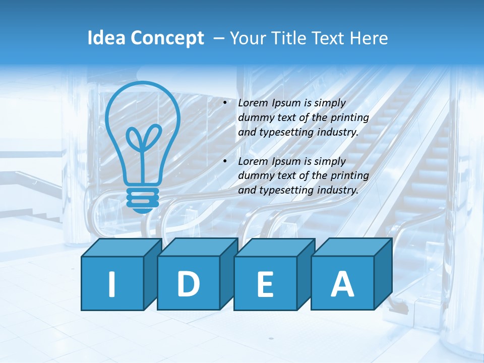 Interior Night Empty PowerPoint Template