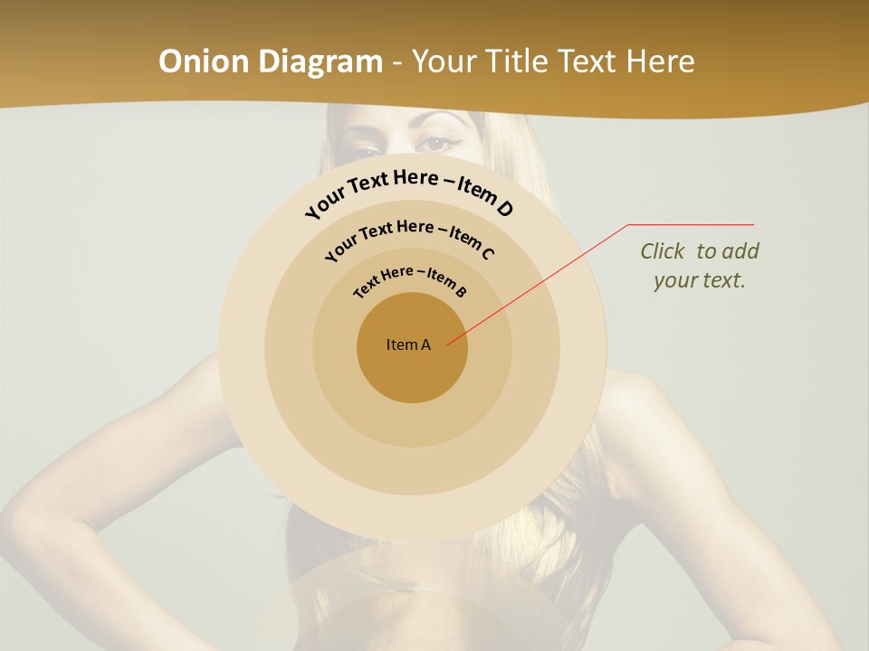 A Woman With Long Blonde Hair Posing For A Picture PowerPoint Template