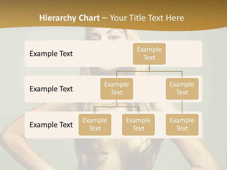 A Woman With Long Blonde Hair Posing For A Picture PowerPoint Template