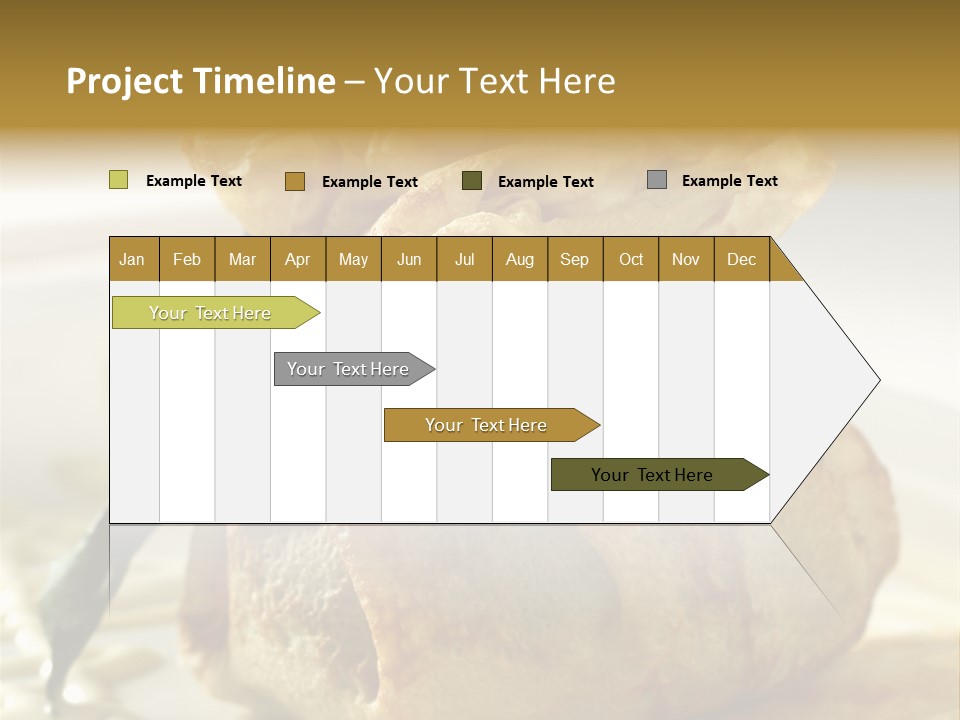 Salad Vegetable Meat PowerPoint Template