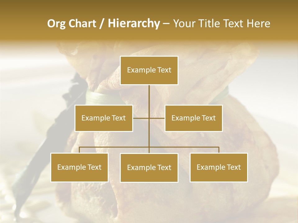 Salad Vegetable Meat PowerPoint Template