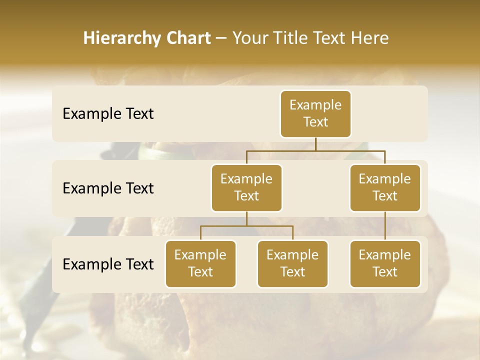 Salad Vegetable Meat PowerPoint Template