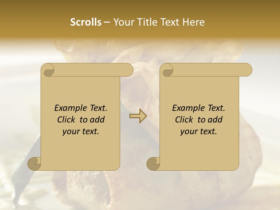 Salad Vegetable Meat PowerPoint Template