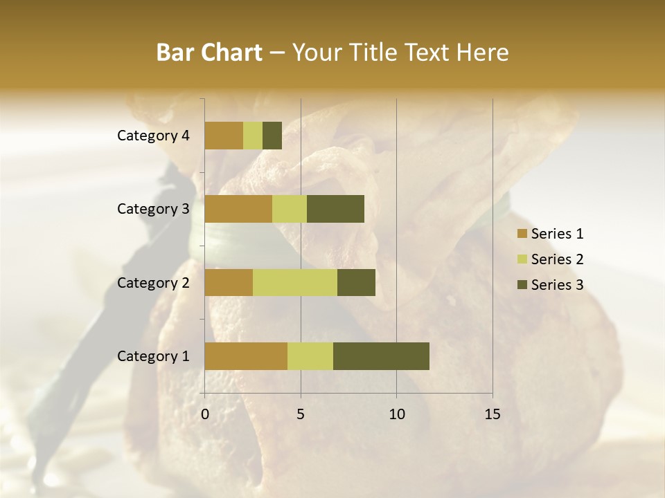 Salad Vegetable Meat PowerPoint Template