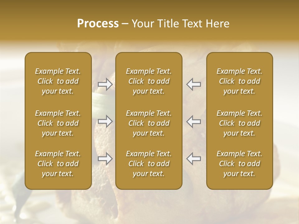 Salad Vegetable Meat PowerPoint Template