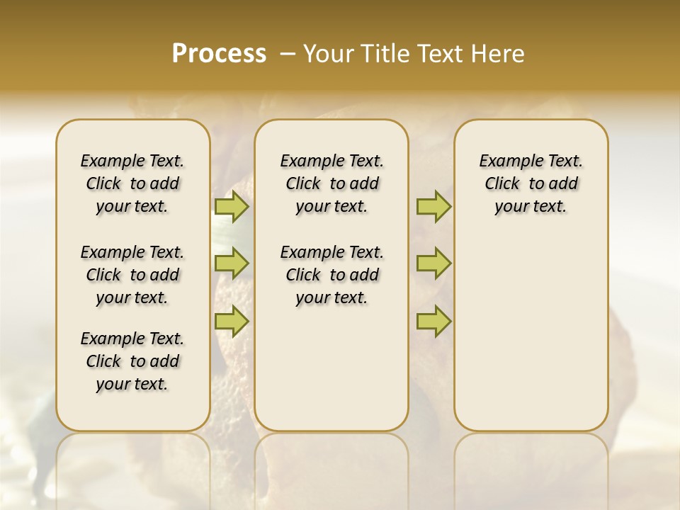 Salad Vegetable Meat PowerPoint Template