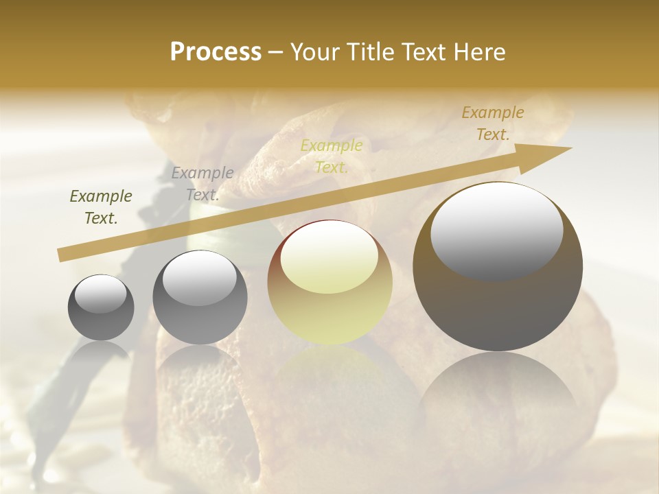 Salad Vegetable Meat PowerPoint Template