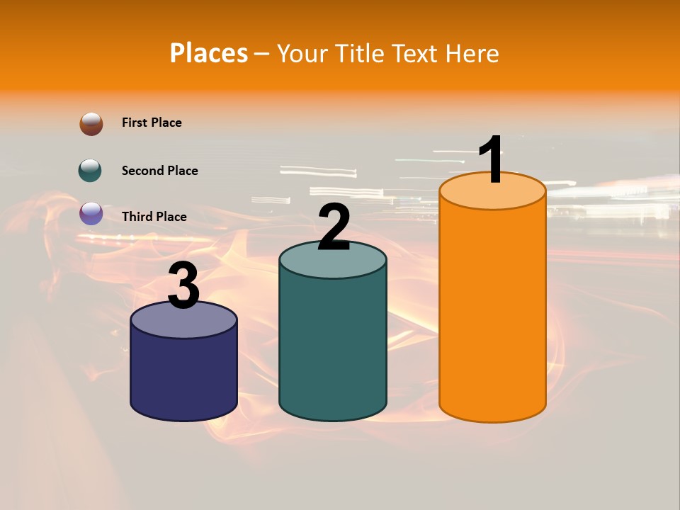 Automobile Racing Hot PowerPoint Template