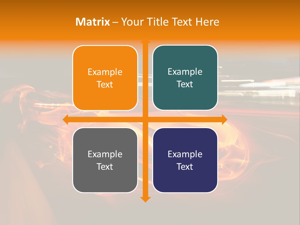 Automobile Racing Hot PowerPoint Template