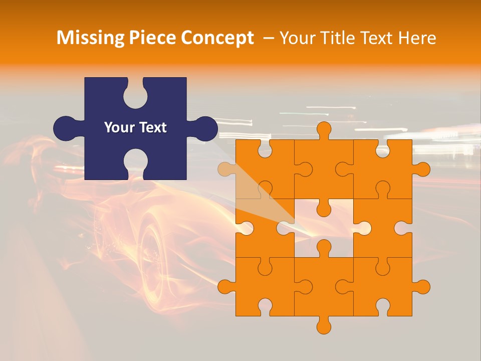 Automobile Racing Hot PowerPoint Template