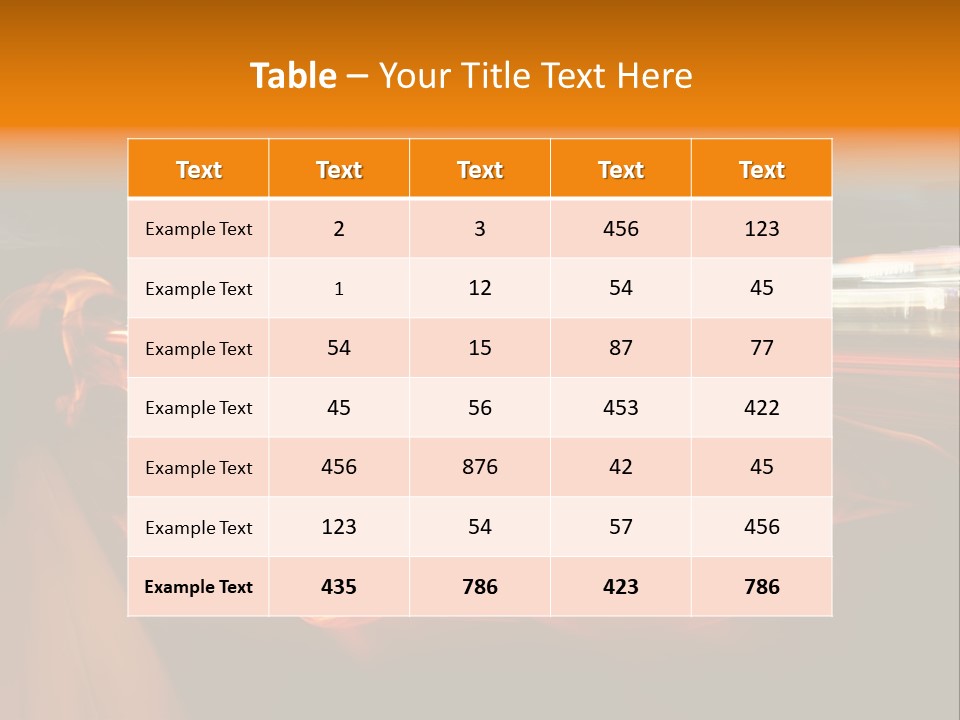 Automobile Racing Hot PowerPoint Template