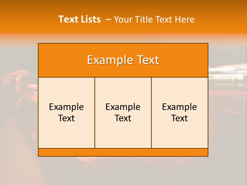 Automobile Racing Hot PowerPoint Template