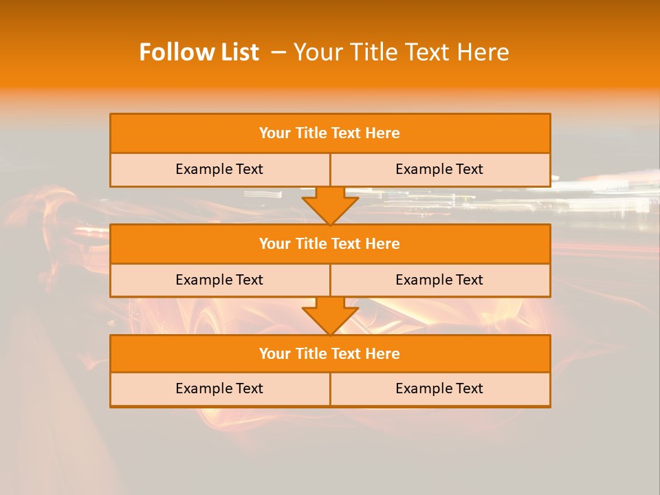 Automobile Racing Hot PowerPoint Template