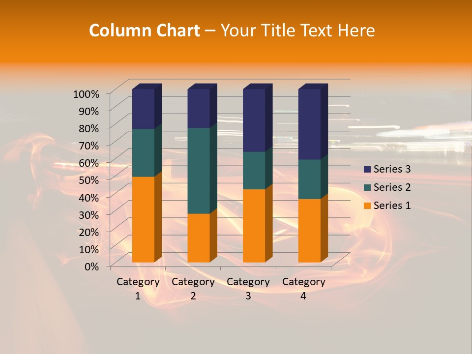 Automobile Racing Hot PowerPoint Template