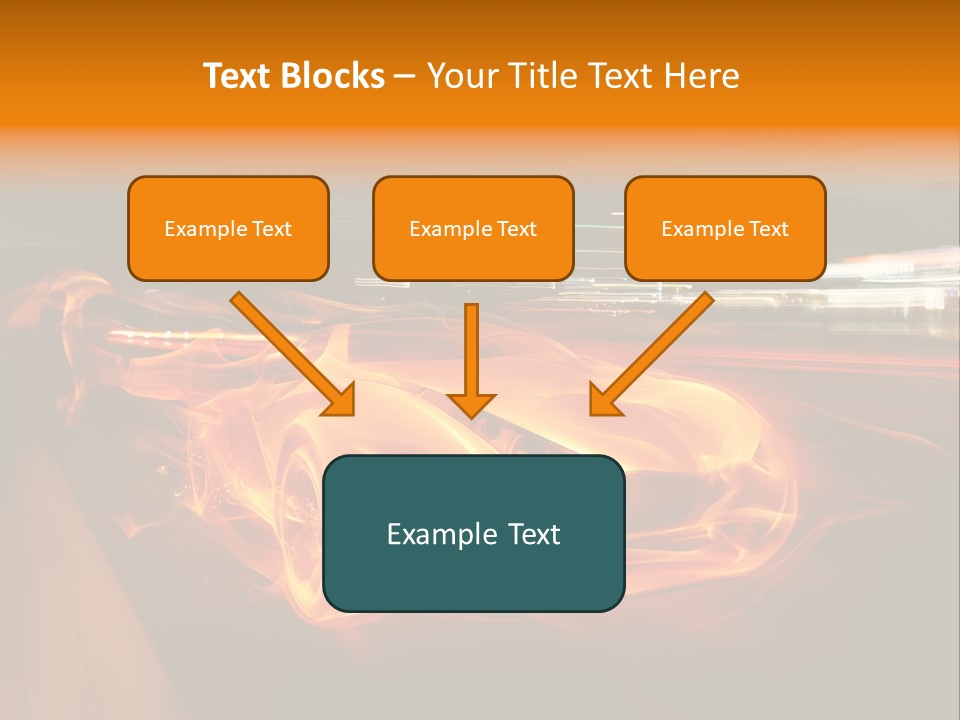 Automobile Racing Hot PowerPoint Template