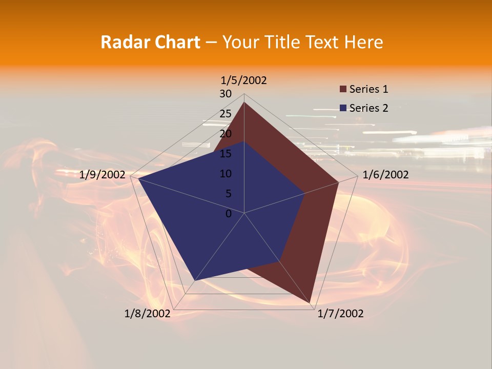 Automobile Racing Hot PowerPoint Template