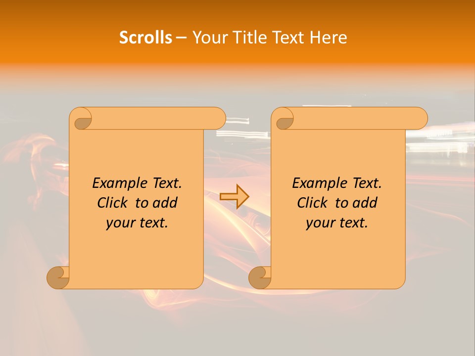 Automobile Racing Hot PowerPoint Template