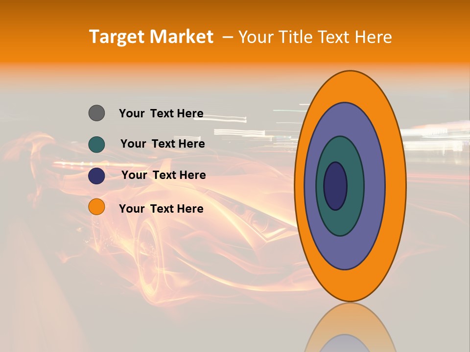 Automobile Racing Hot PowerPoint Template
