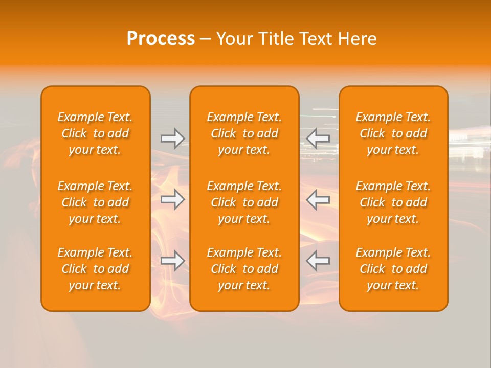 Automobile Racing Hot PowerPoint Template