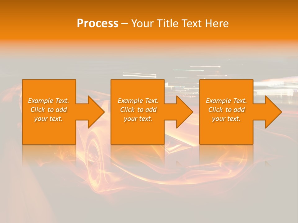 Automobile Racing Hot PowerPoint Template