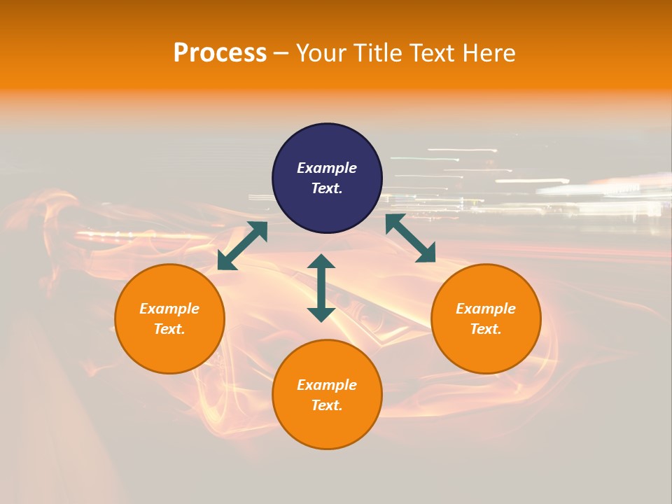 Automobile Racing Hot PowerPoint Template