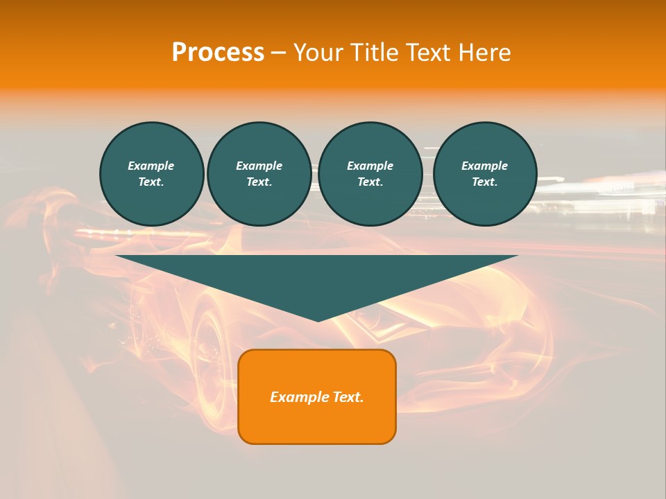 Automobile Racing Hot PowerPoint Template