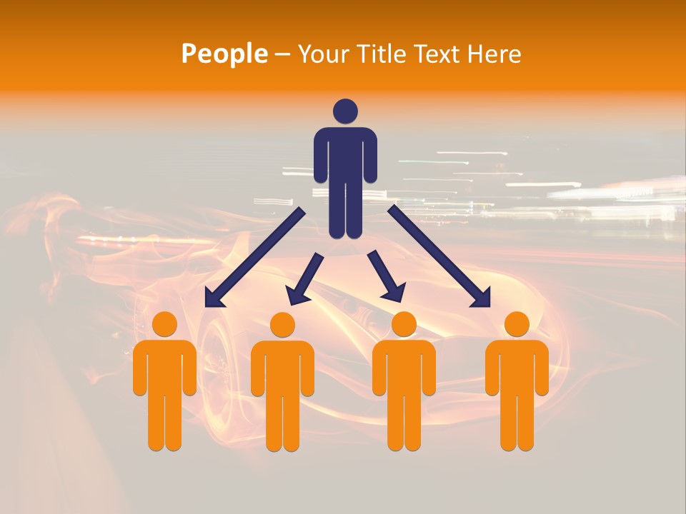 Automobile Racing Hot PowerPoint Template