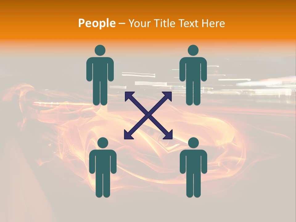 Automobile Racing Hot PowerPoint Template