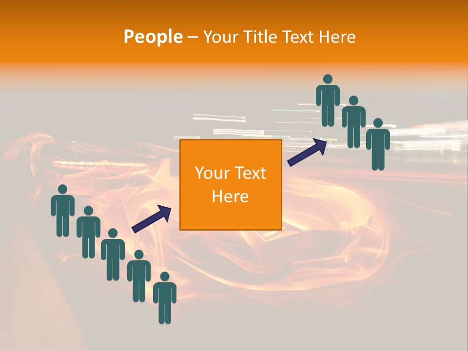 Automobile Racing Hot PowerPoint Template