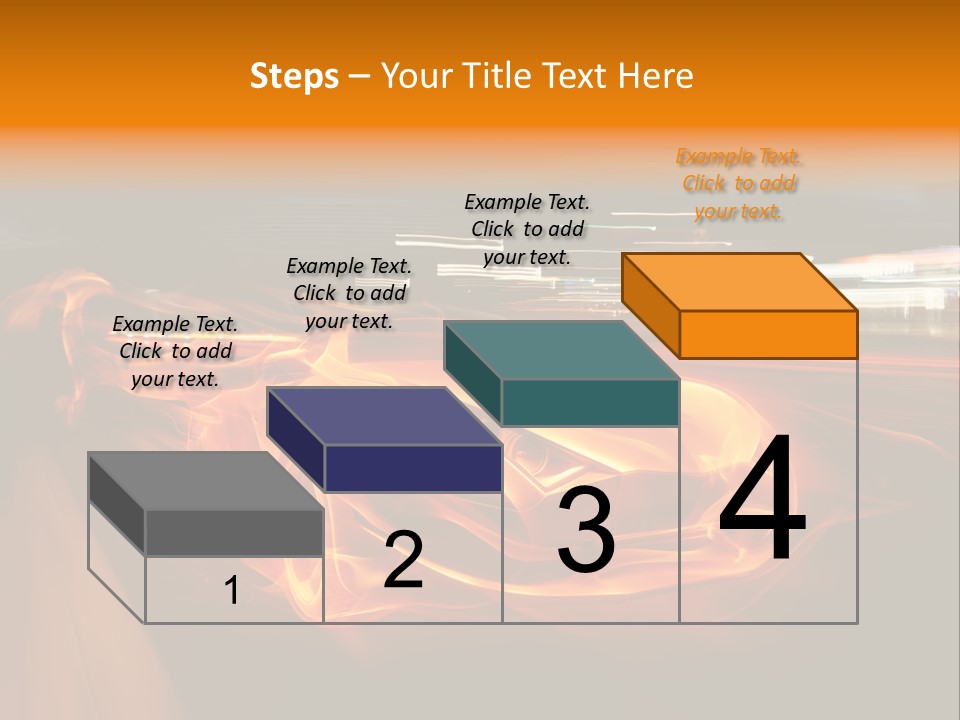 Automobile Racing Hot PowerPoint Template