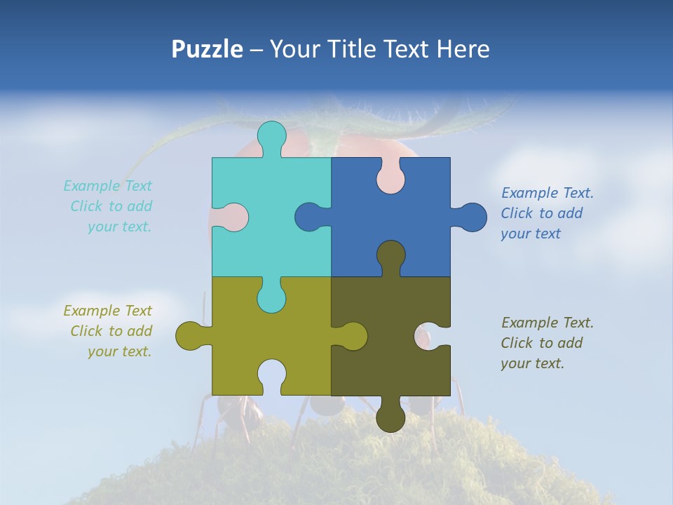 Vegetable Grass Animals PowerPoint Template