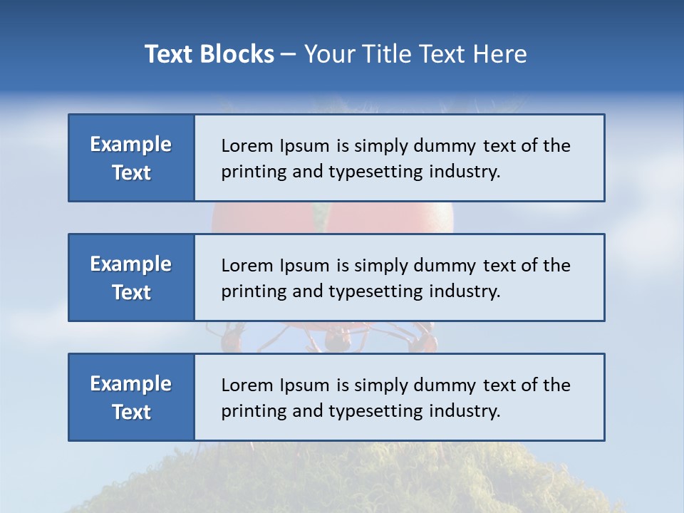 Vegetable Grass Animals PowerPoint Template