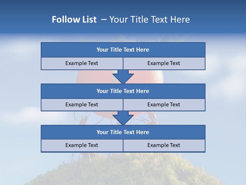 Vegetable Grass Animals PowerPoint Template