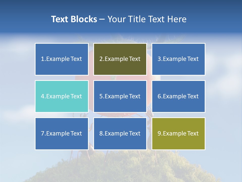 Vegetable Grass Animals PowerPoint Template