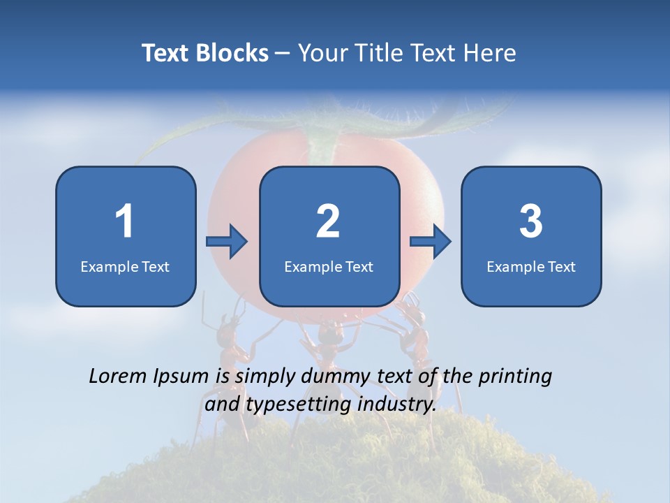 Vegetable Grass Animals PowerPoint Template