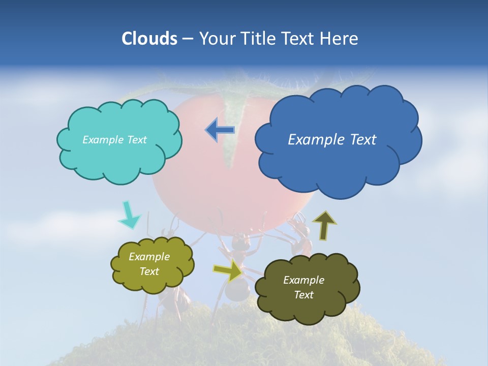 Vegetable Grass Animals PowerPoint Template