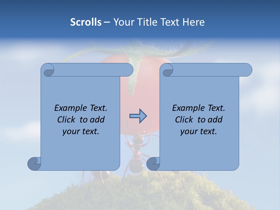 Vegetable Grass Animals PowerPoint Template