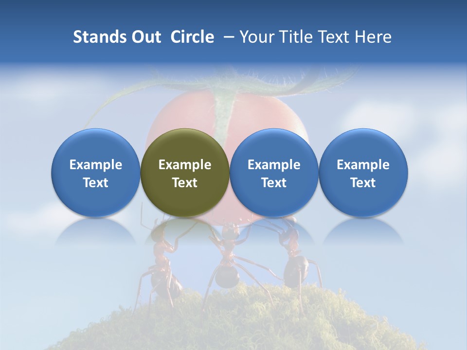 Vegetable Grass Animals PowerPoint Template