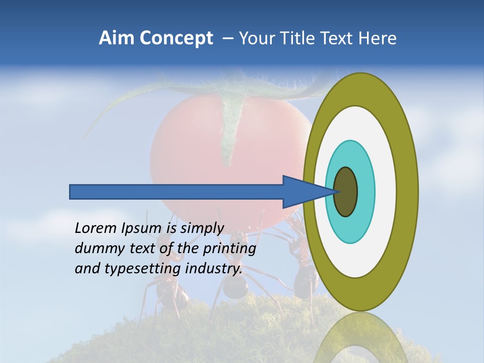 Vegetable Grass Animals PowerPoint Template