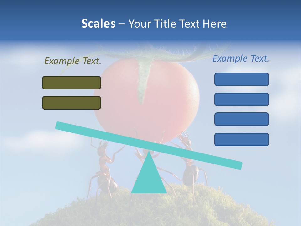Vegetable Grass Animals PowerPoint Template