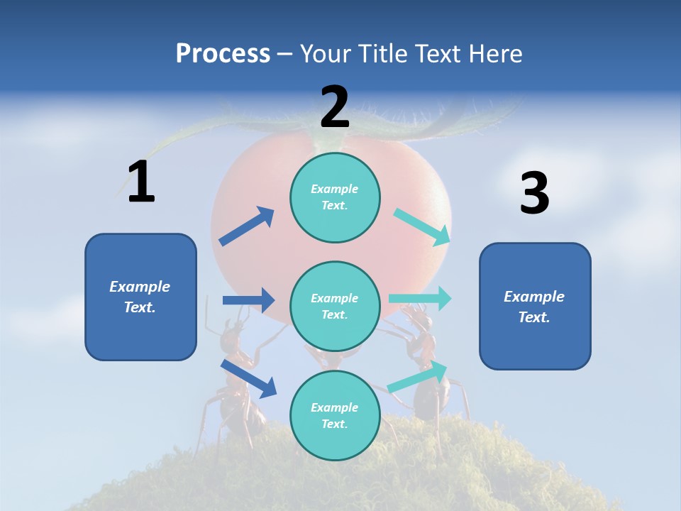 Vegetable Grass Animals PowerPoint Template