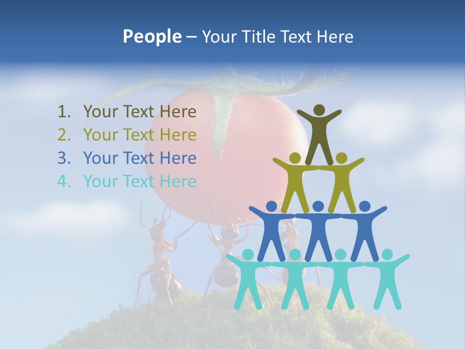 Vegetable Grass Animals PowerPoint Template