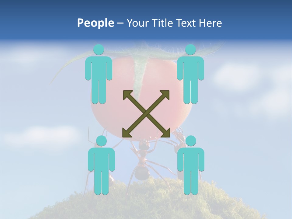 Vegetable Grass Animals PowerPoint Template