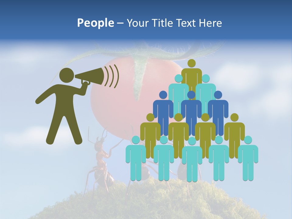 Vegetable Grass Animals PowerPoint Template