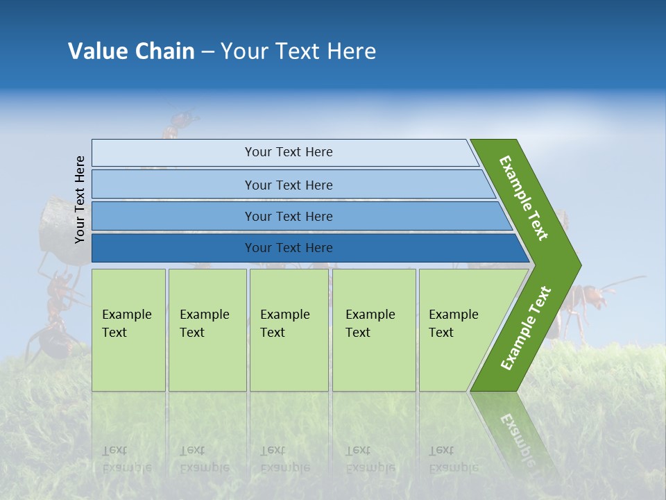 Workers Ants Wood PowerPoint Template