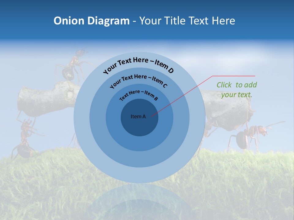 Workers Ants Wood PowerPoint Template