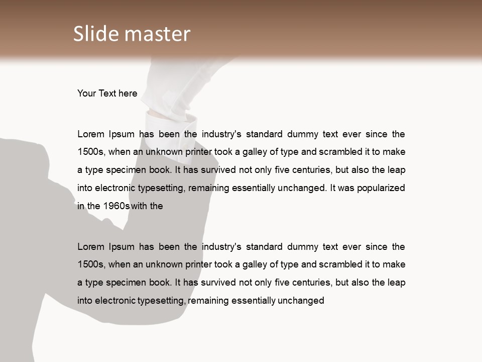 Formal Person Job PowerPoint Template